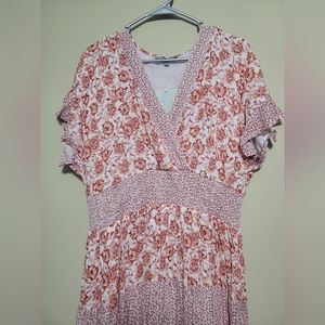 Boho maxi dress XL NWT